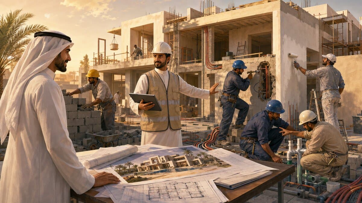 خلّص التصميم.. وينك يالمقاول